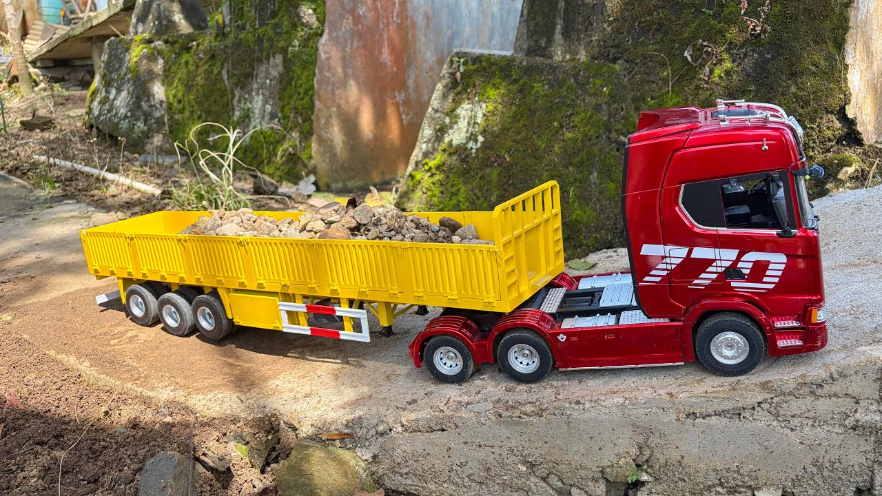 Радиоуправляемый грузовик Scania 550S Action - Радиоуправляемый грузовик Scania Huina 1501