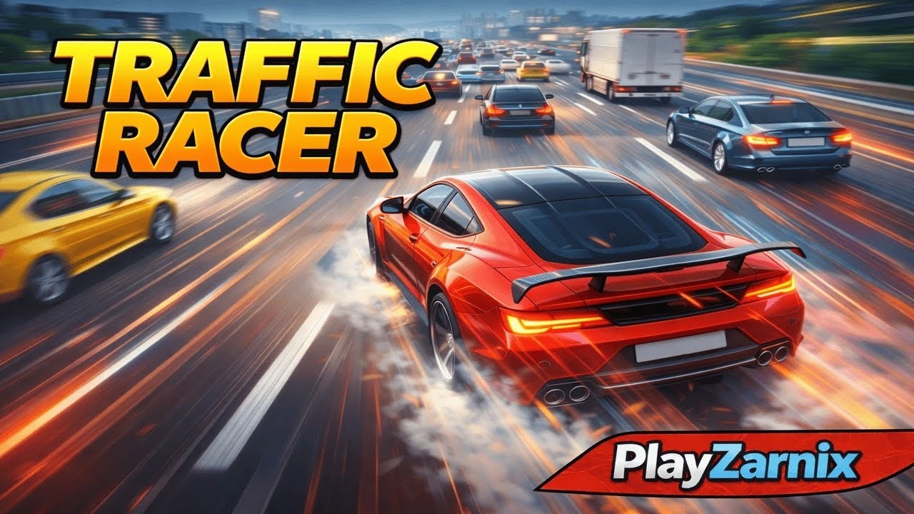 Traffic Racer Gameplay | High-Speed Highway Racing | PlayZarnix