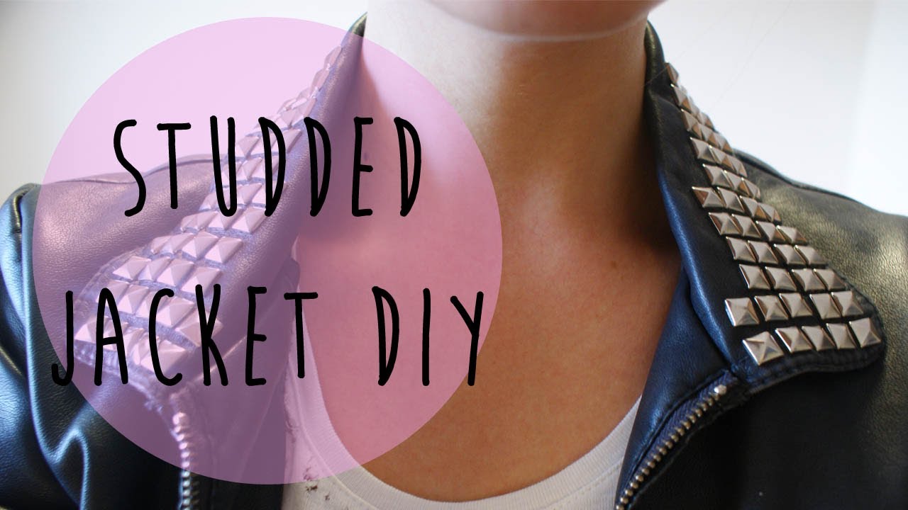 Quick DIY - Studded Leather Jackets