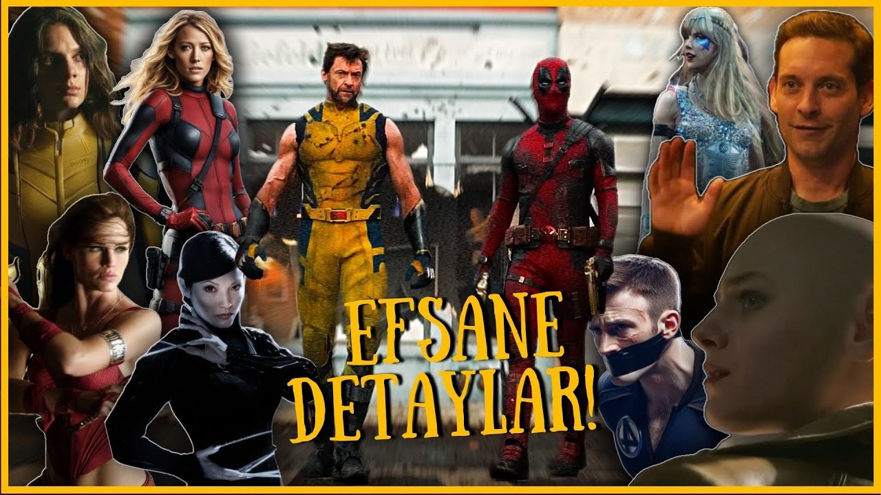 DEADPOOL & WOLVERINE 2. FRAGMAN İNCELEMESİ, efsane detaylar! Tobey, She-Hulk, Secret Wars #deadpool3
