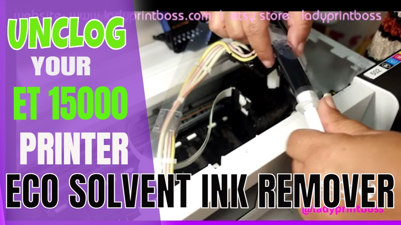 Epson ET15000 Printhead Removal: How To Unclog Eco Solvent Ink