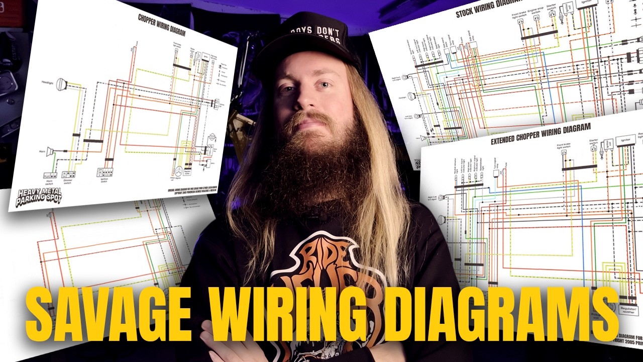 Full Wiring Diagrams for your Savage Chopper