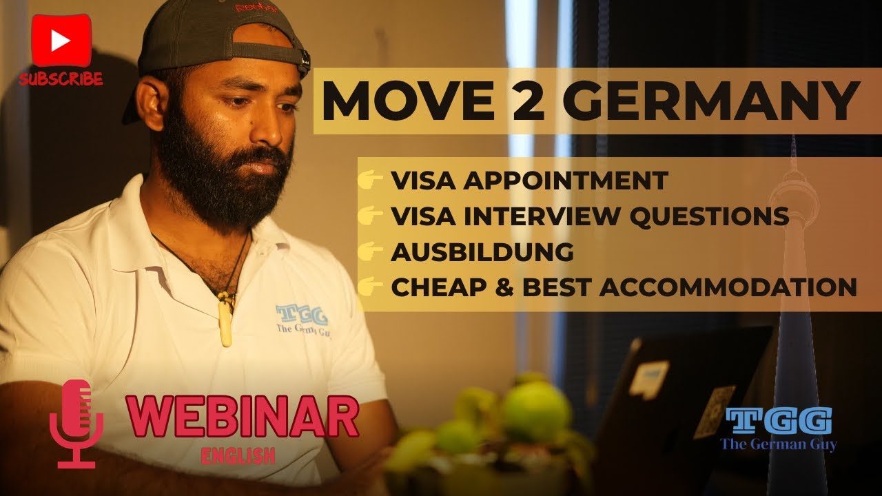 Webinar: Visa Appointment | Visa Interview | Ausbildung | Finding Accommodation in Germany
