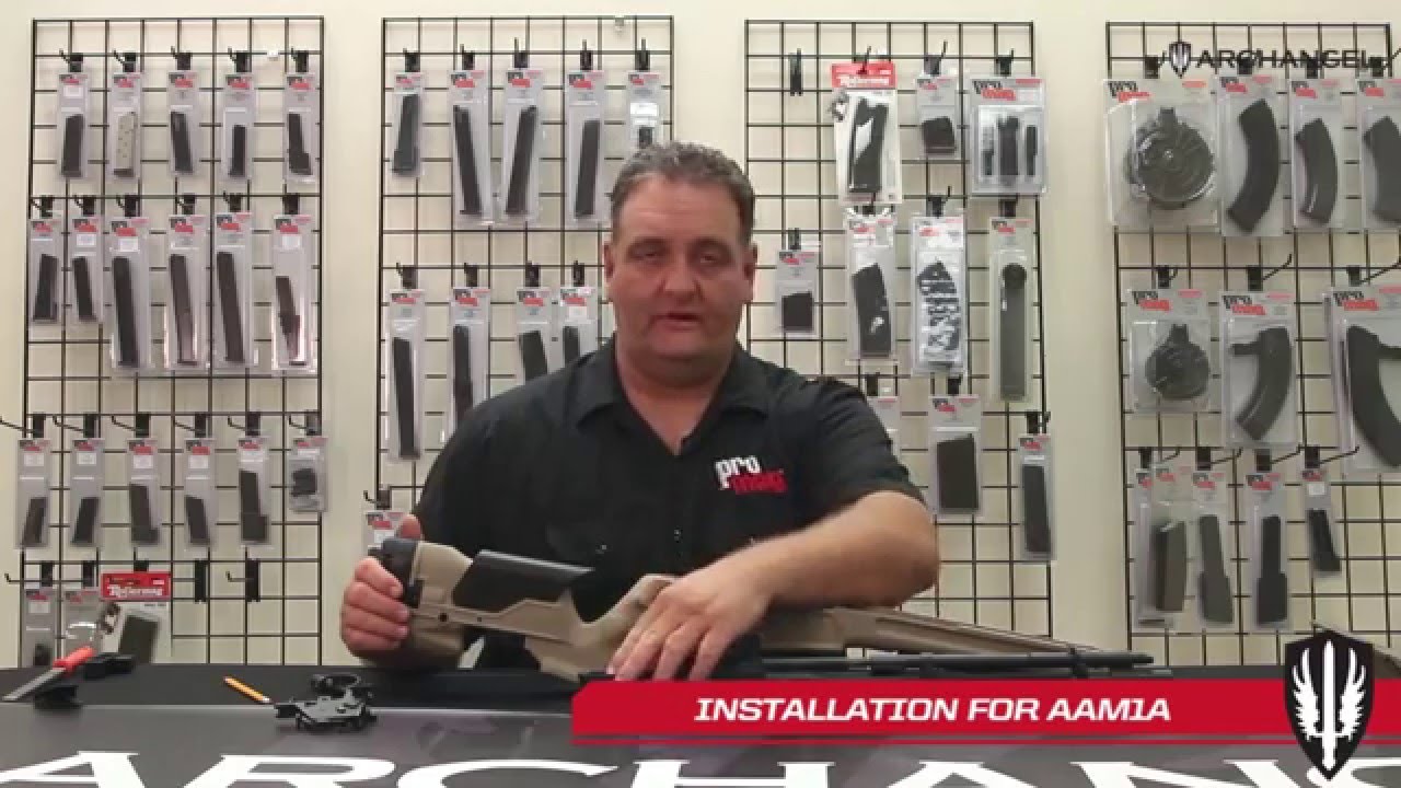 ARCHANGEL M1A Rifle Stock Installation