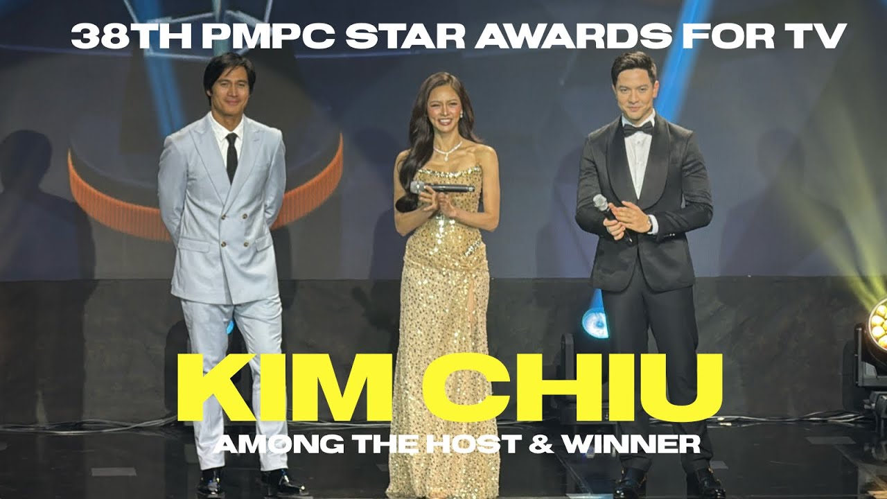 Ким Чиу среди ведущих и лауреатов церемонии вручения наград PMPC Star Awards for TV