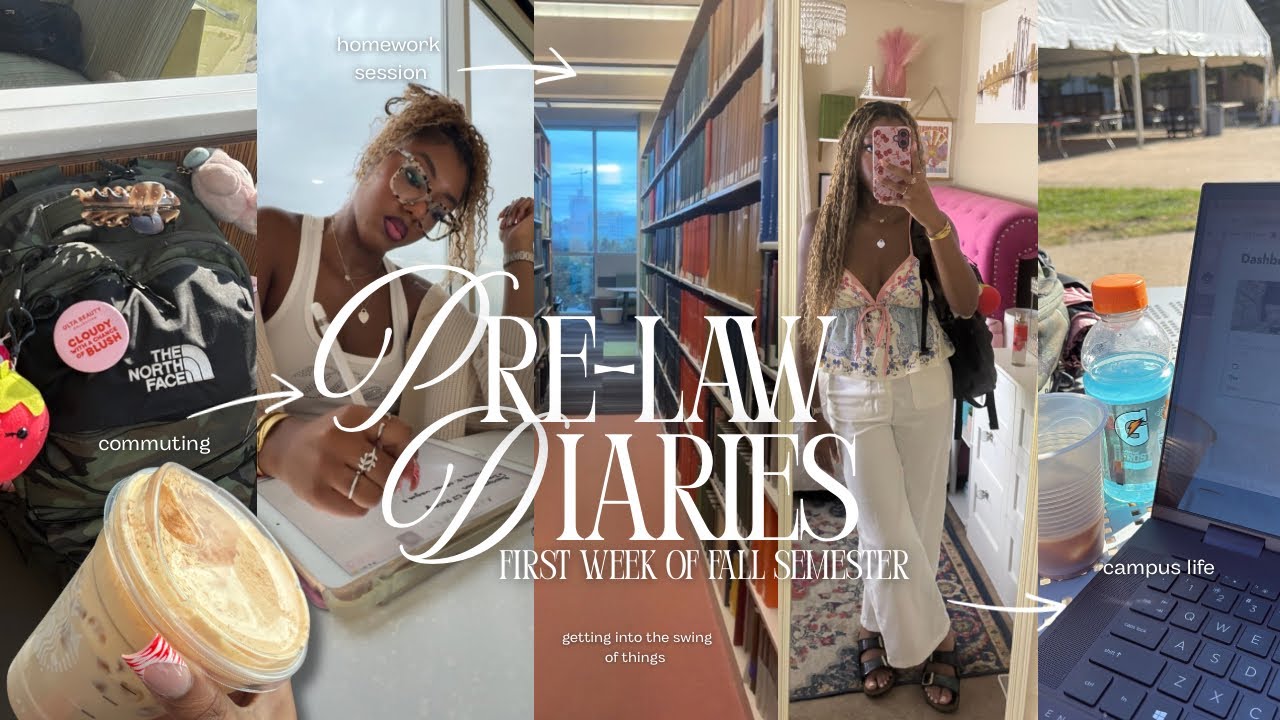 Pre-Law Diaries | First Week of Class: Final Semester (hopefully)😅