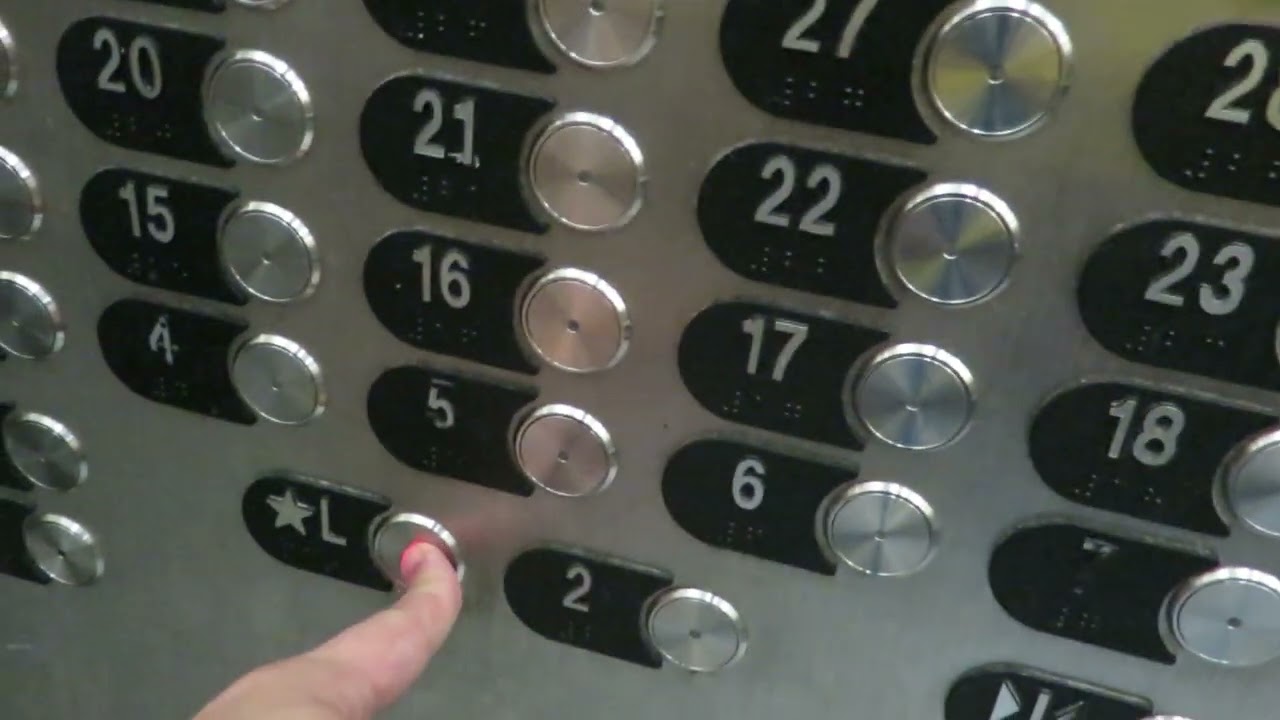 DEMOLISHED Trump Plaza Service Elevator S1, Otis Gearless w/ Series 2 Fixtures, Atlantic City, NJ