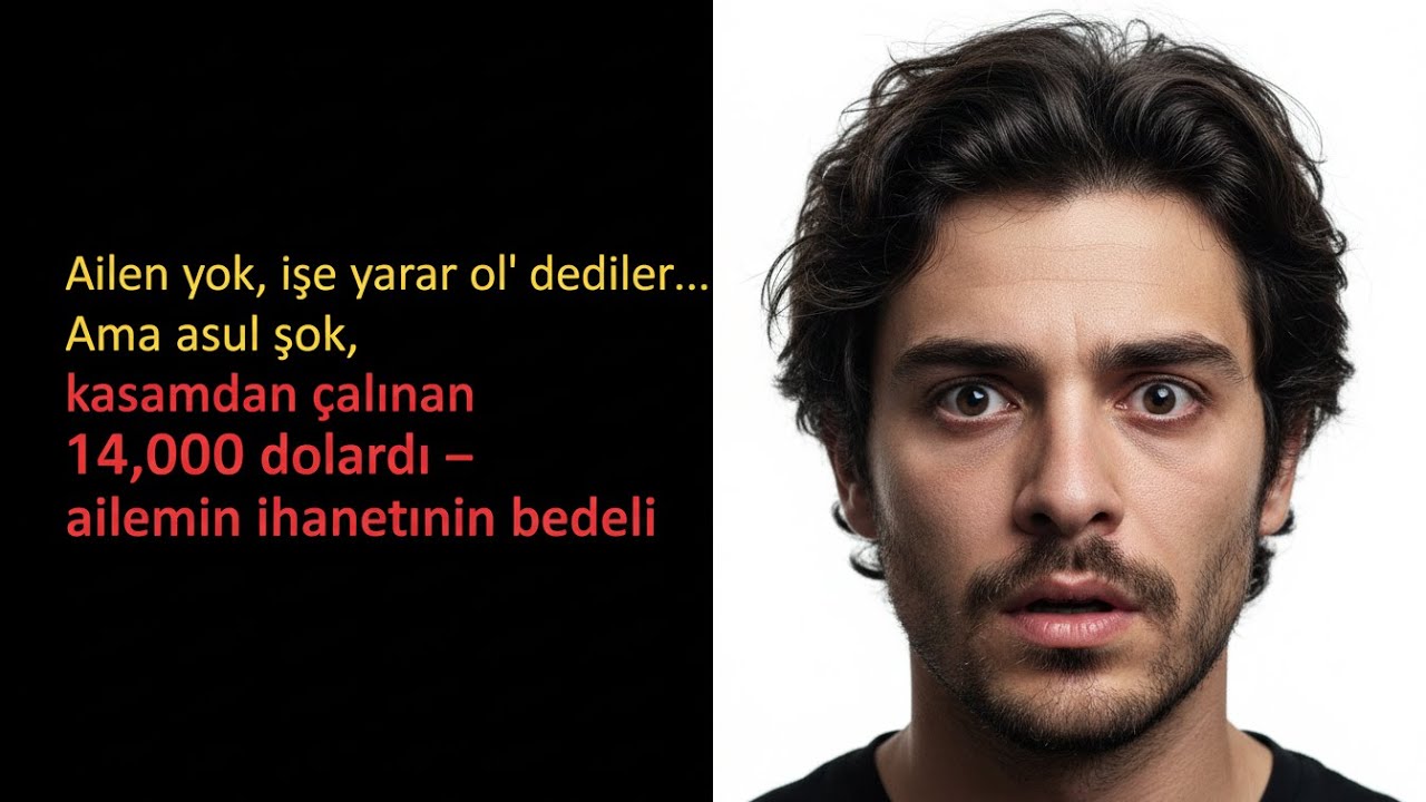 AILEN YOK, İŞE YARAR OL” DEDİLER VE AİLEM KASAMDAN 14.000 DOLAR ÇALDI, ŞOK OLDUM