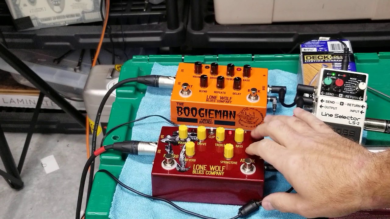Lone Wolf Boogieman and Alpha Wolf Harmonica pedal comparison.