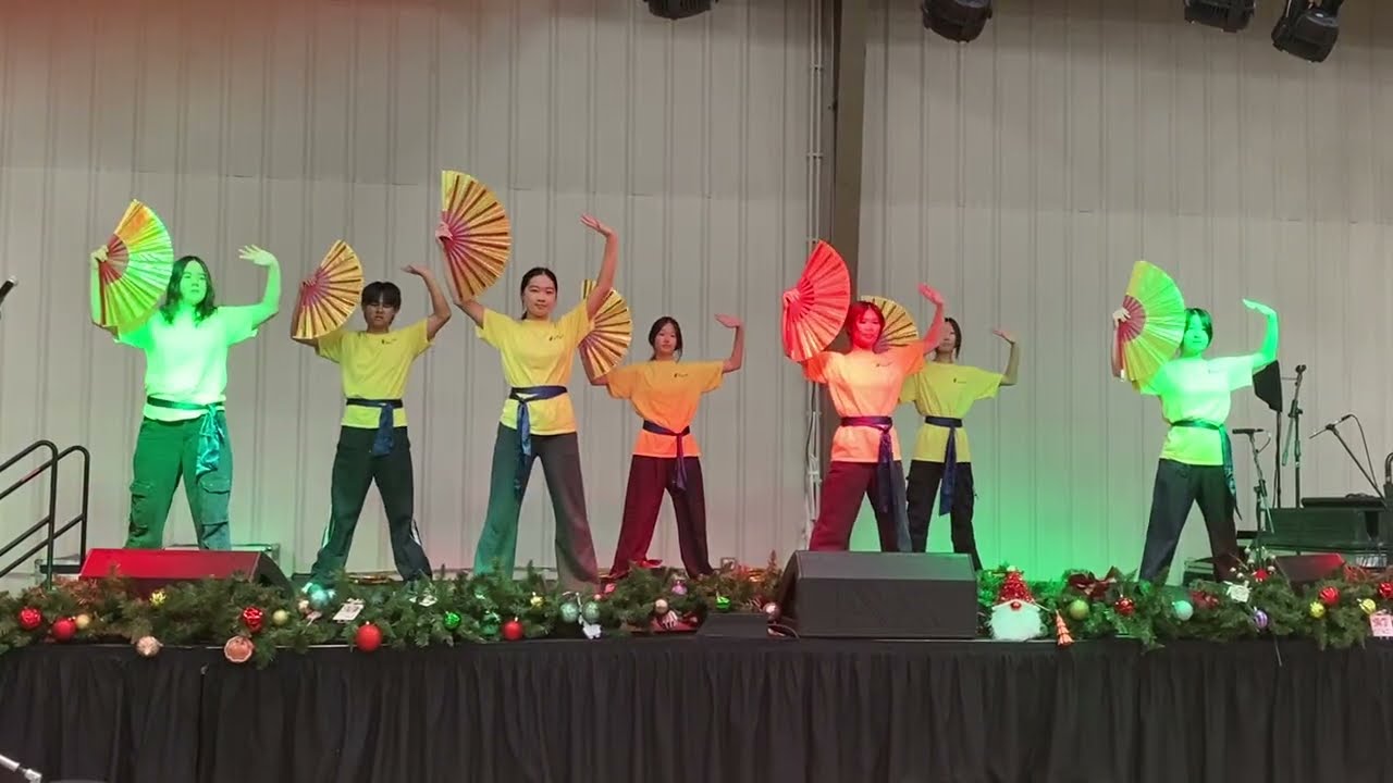 Fan dance 入陣曲 Doraville Winter Holiday Celebration 12.6.25 FACSA Atlanta