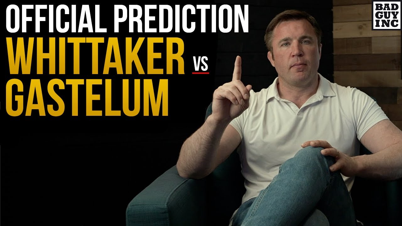 Official Prediction: Robert Whittaker vs. Kelvin Gastelum