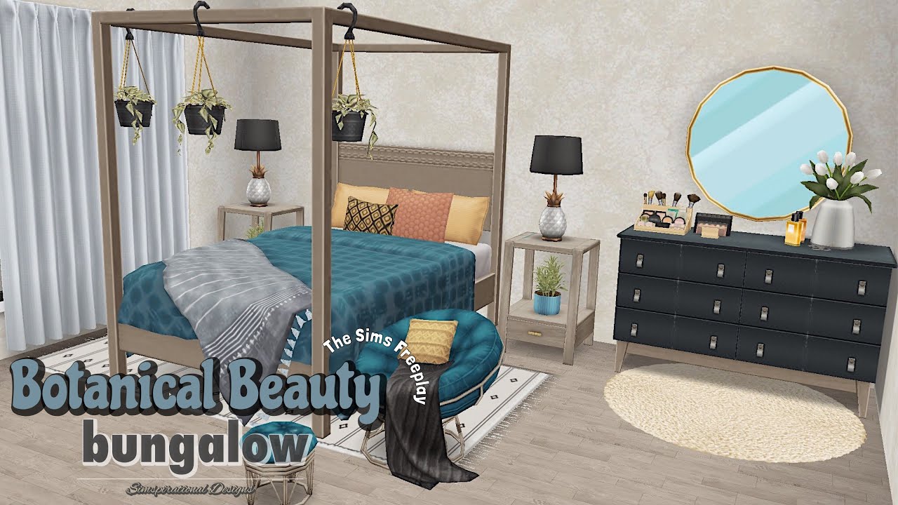BOTANICAL BEAUTY BUNGALOW |  The Sims Freeplay | House Tour | Floor Plans | Simspirational Designs