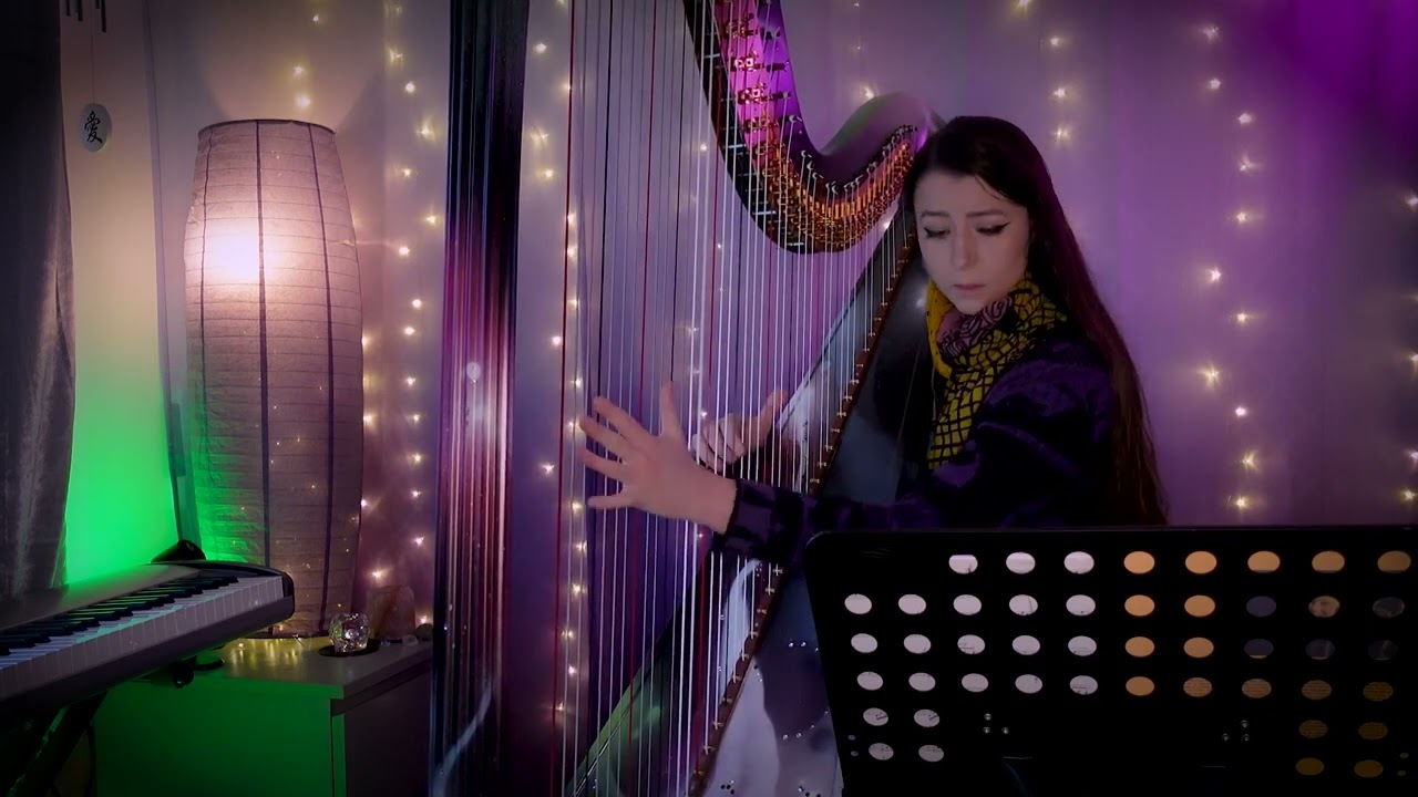 Sally's Song (The Nightmare Before Christmas) - Harp Solo  //  Amy Turk