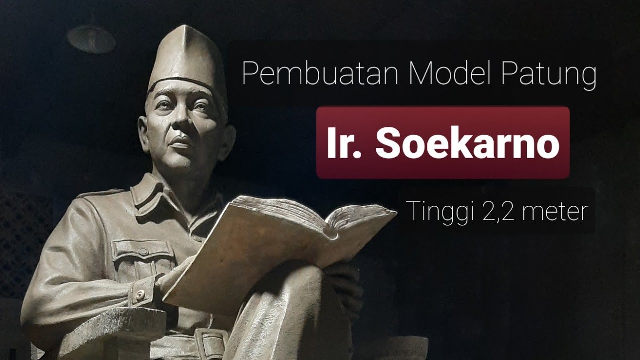 Proses Pembuatan Model Patung Bung Karno dari Tanah Liat  #bungkarno #soekarno #patungsoekarno