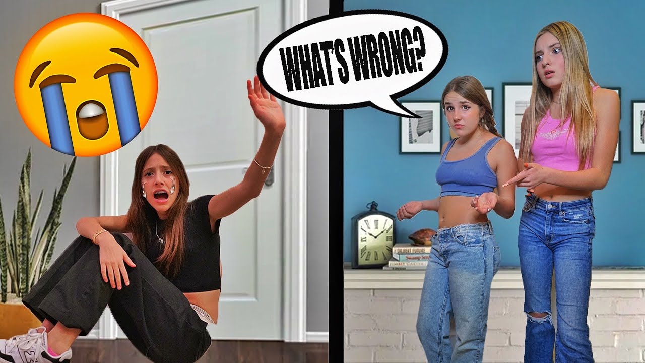 CRYING WITH THE DOOR LOCKED!! *PRANK*