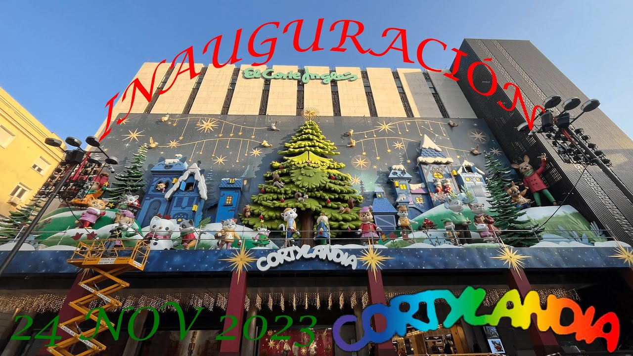 Inauguración de Cortylandia 2023/24 Los Cortygatos y sus amigos del bosque ponen el árbol
