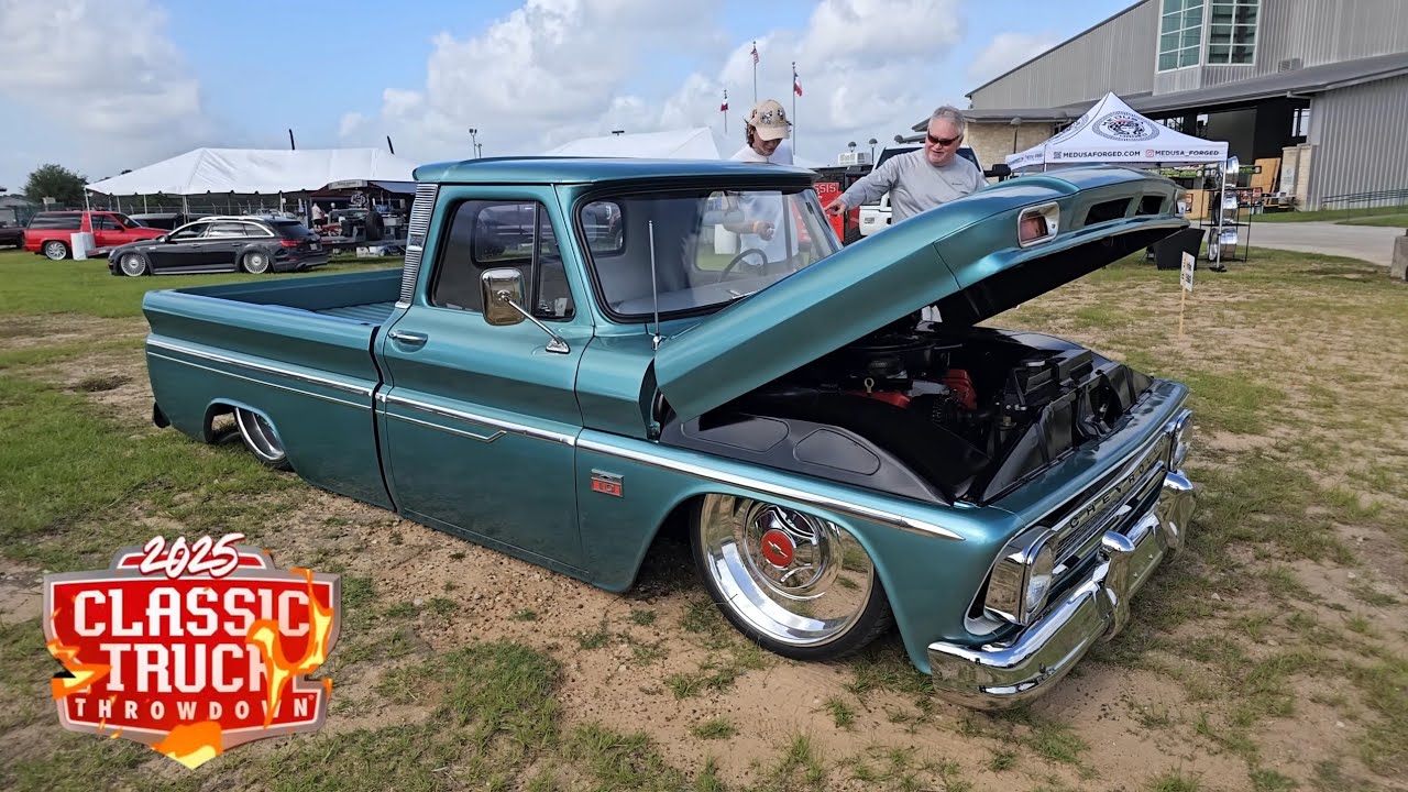 TEXAS TRUCK SHOW!! THE CLASSIC TRUCK THROWDOWN 2025, Montgomery County Fairgrounds Conroe, Texas 4K