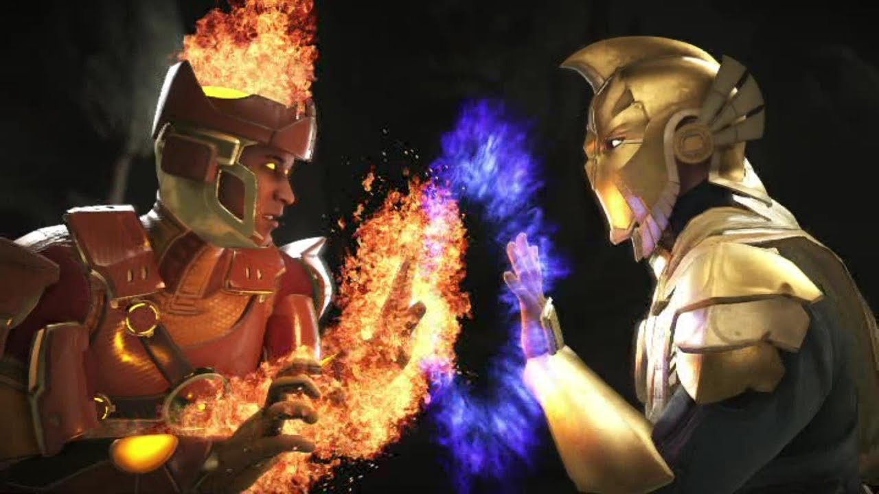 Injustice 2 : Firestorm Vs Doctor Fate - All Intro/Outros, Clash Dialogues, Super Moves