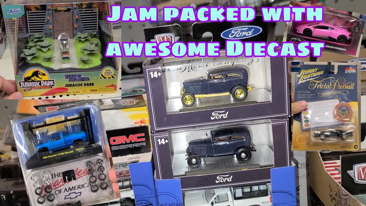 Tons of Diecast 🔥Gold Chase! Brand New M2's, New Johnny Lightning, New Jada Nano, Pink Slips