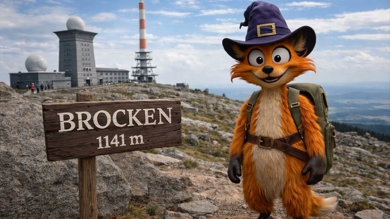 Der Brocken im Harz 🧙‍♂️ 1141m Magie, Nebel & Abenteuer | Harzis Abenteuer