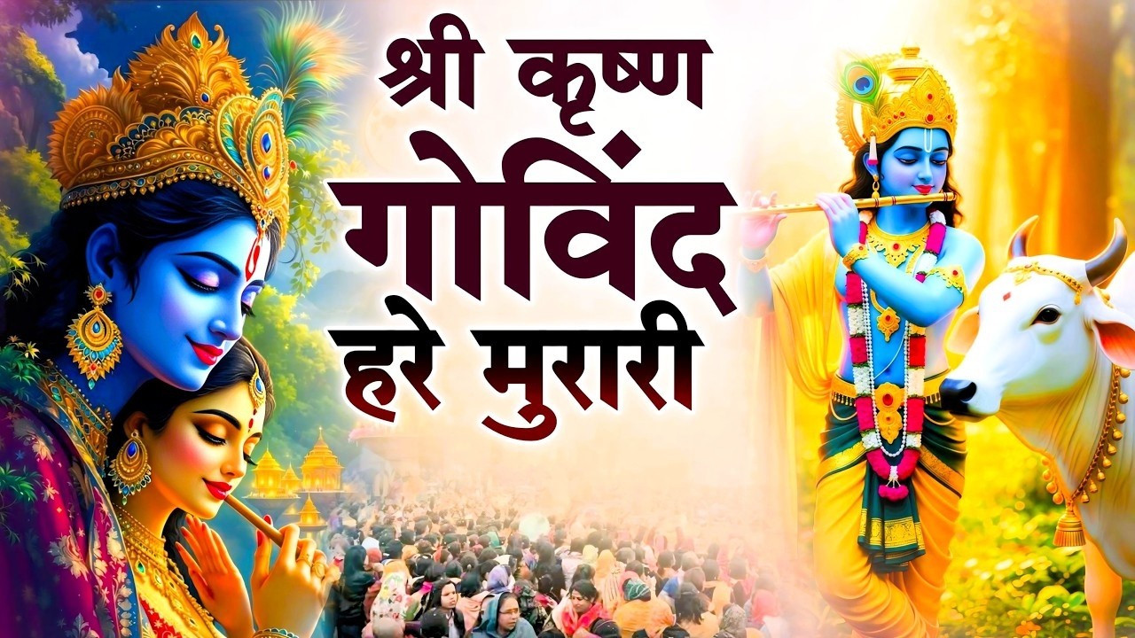 श्री कृष्णा गोविन्द हरे मुरारी - भजन | Shri Krishna Govind Hare Murari | Krishan Bhajan 2026