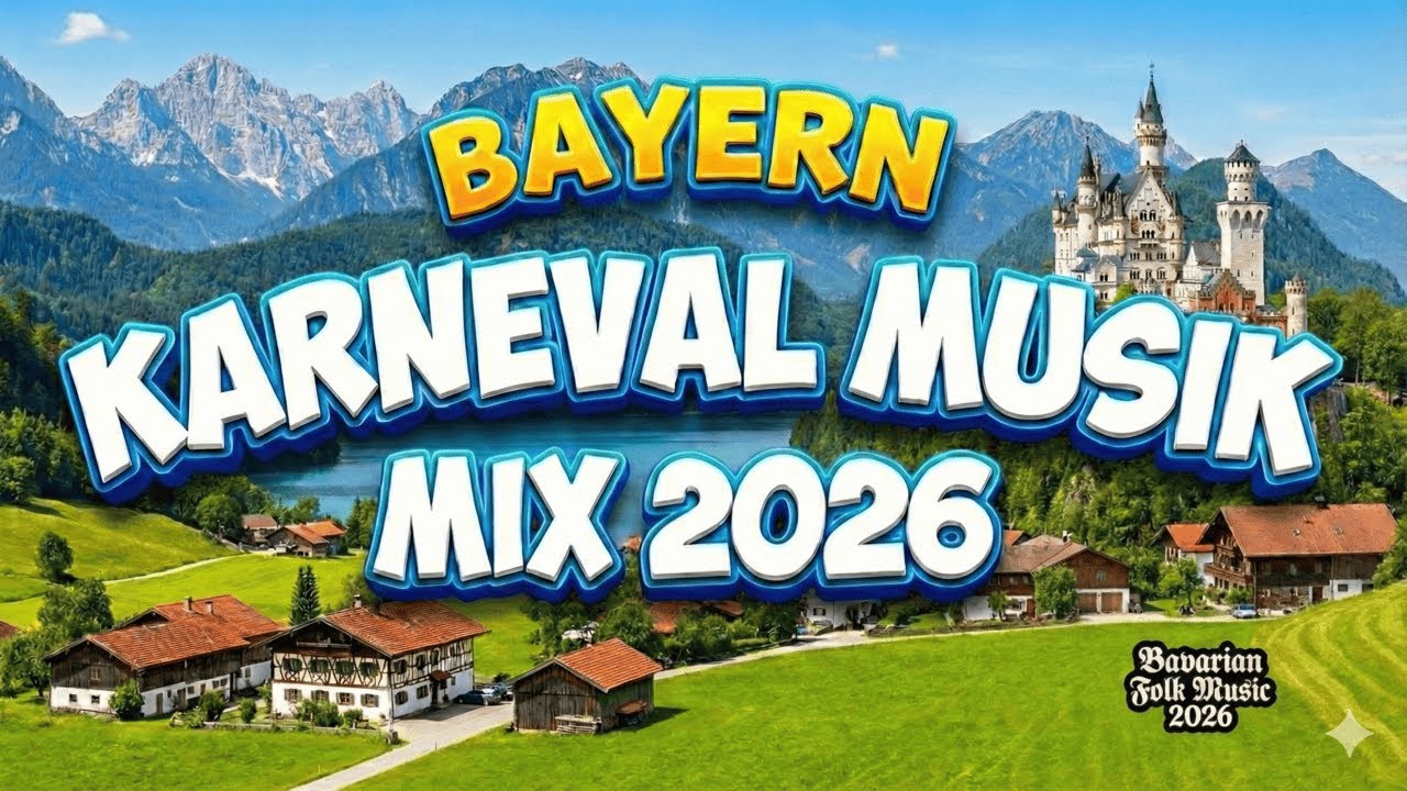 Karneval Party Hits 2026 | BAYERISCHER FASCHINGSMIX 2026 🥨🍻 | 25 Party-Kracher (XXL Mix)