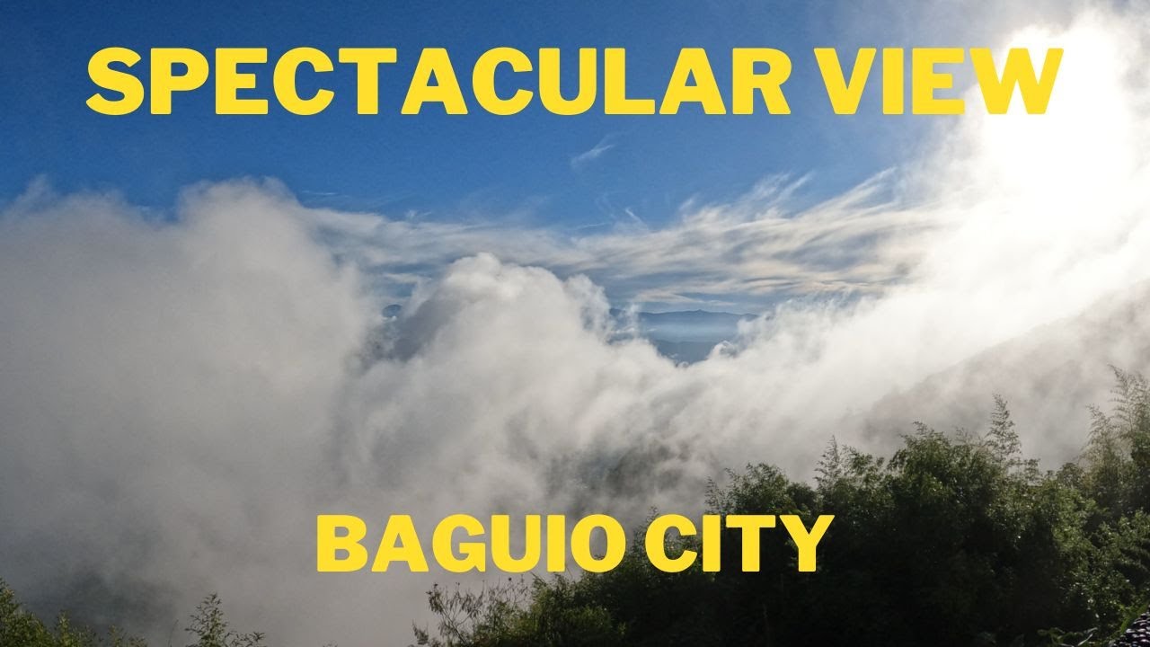SPECTACULAR MOUNTAIN VIEW WITH SUNRISE 😎😍⛅ BAGUIO CITY 🏞☁🌤 PHILIPPINES