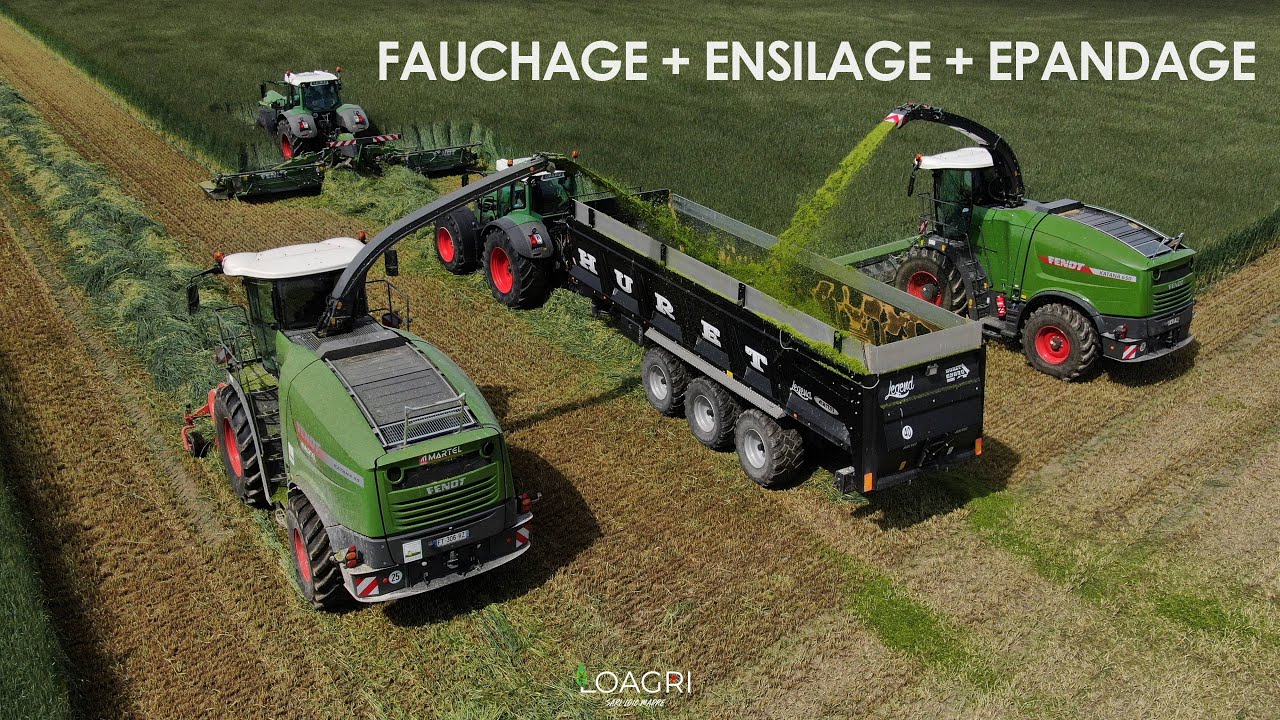 🟢100% M&Eacute;THANISATION : KATANA x2 & FENDT 1050 &agrave; l'EPANDAGE sans TONNE : MARTEL !⚪🔴