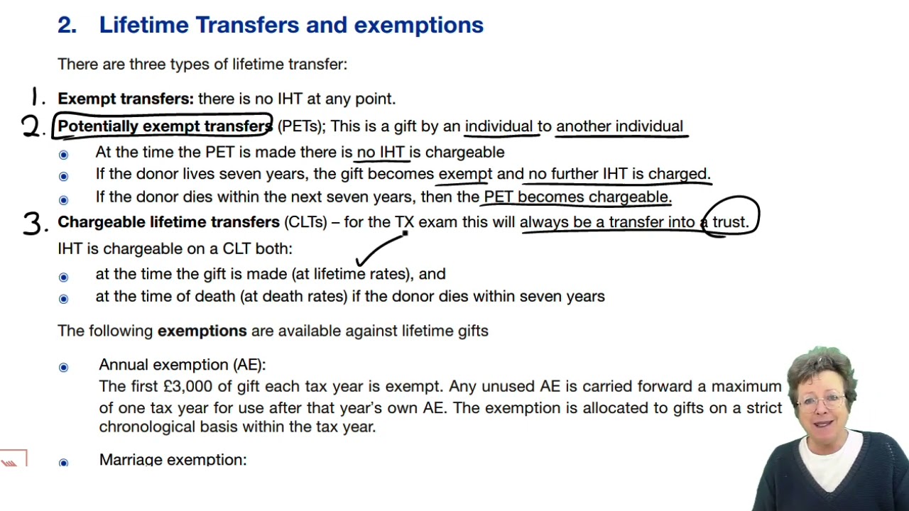 Inheritance Tax (part 1) - ACCA Taxation (FA 2022) TX-UK lectures