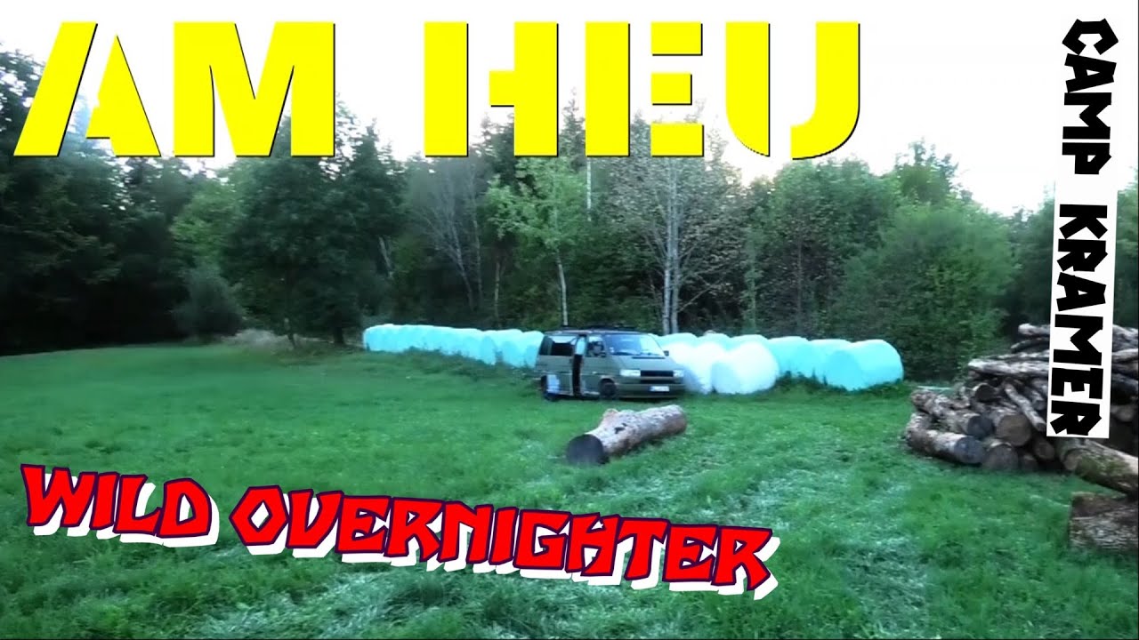 T4 Vlog #62 Am Heu #outdoor #camping #minicamper #vwbus #t4 #syncro