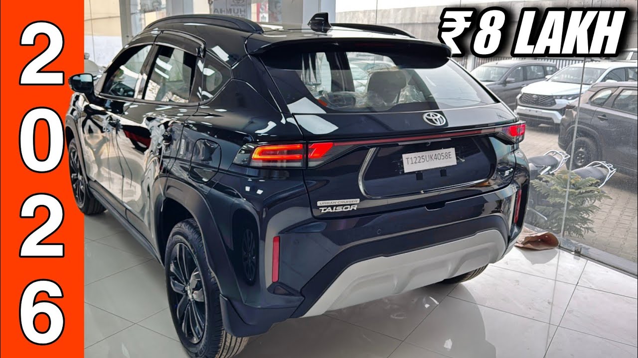 ₹8 Lakh Me Dark Edition | New Taisor S plus2026 | Toyota Taisor S Plus 2026