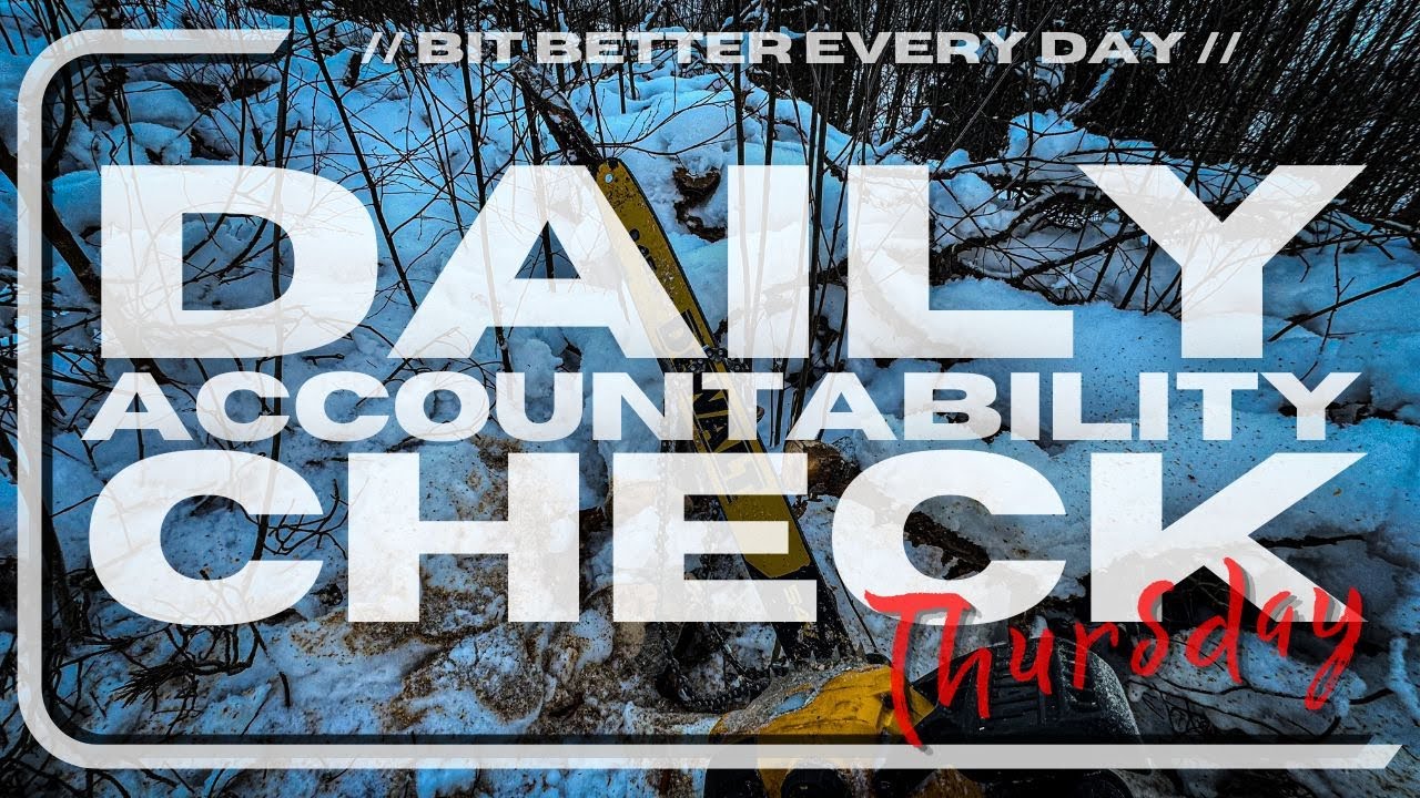 100 Rep Fullbody Workout and some Firewood Chores // Daily Accountability Check // Thursday
