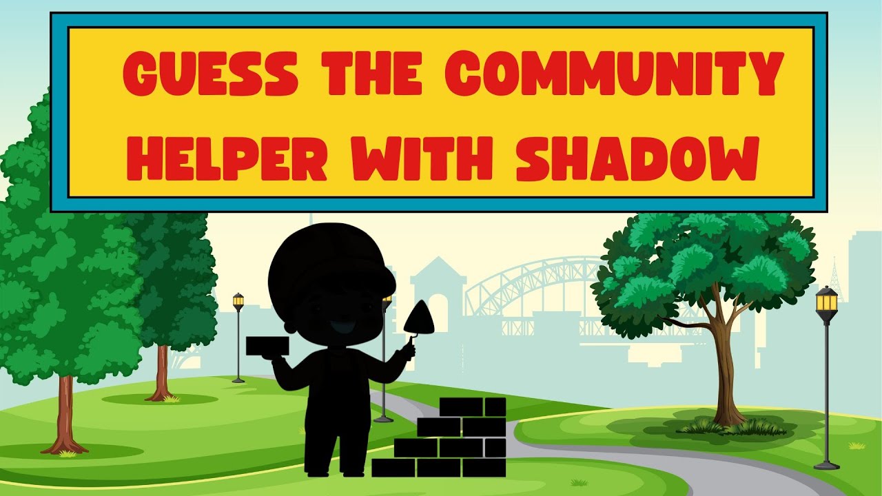 Guess the Community Helper by Shadow | Fun Learning Game for Kids | Jobs and Occupations Quiz