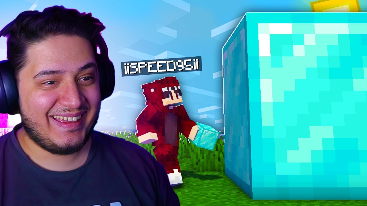 ماين كرافت بس كل البلوكات تنبني عملاقة !! 😱🔥 | Giant Blocks !