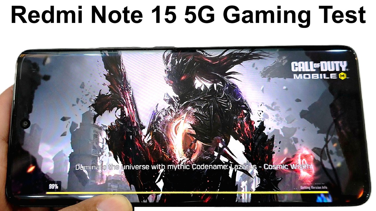 Xiaomi Redmi Note 15 5G - Gaming Test (BGMI / PUBG Mobile, Call of Duty Mobile, Injustice 2)