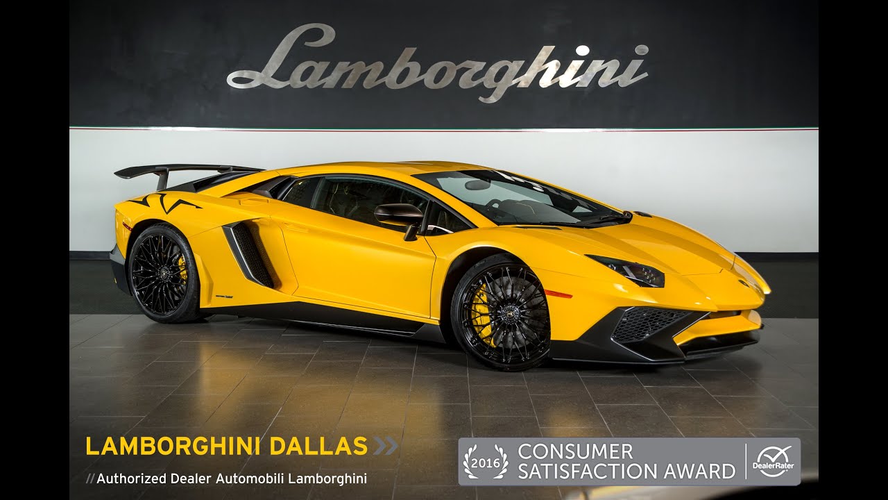 2016 Lamborghini Aventador LP 750-4 SV New Giallo Orion LC420