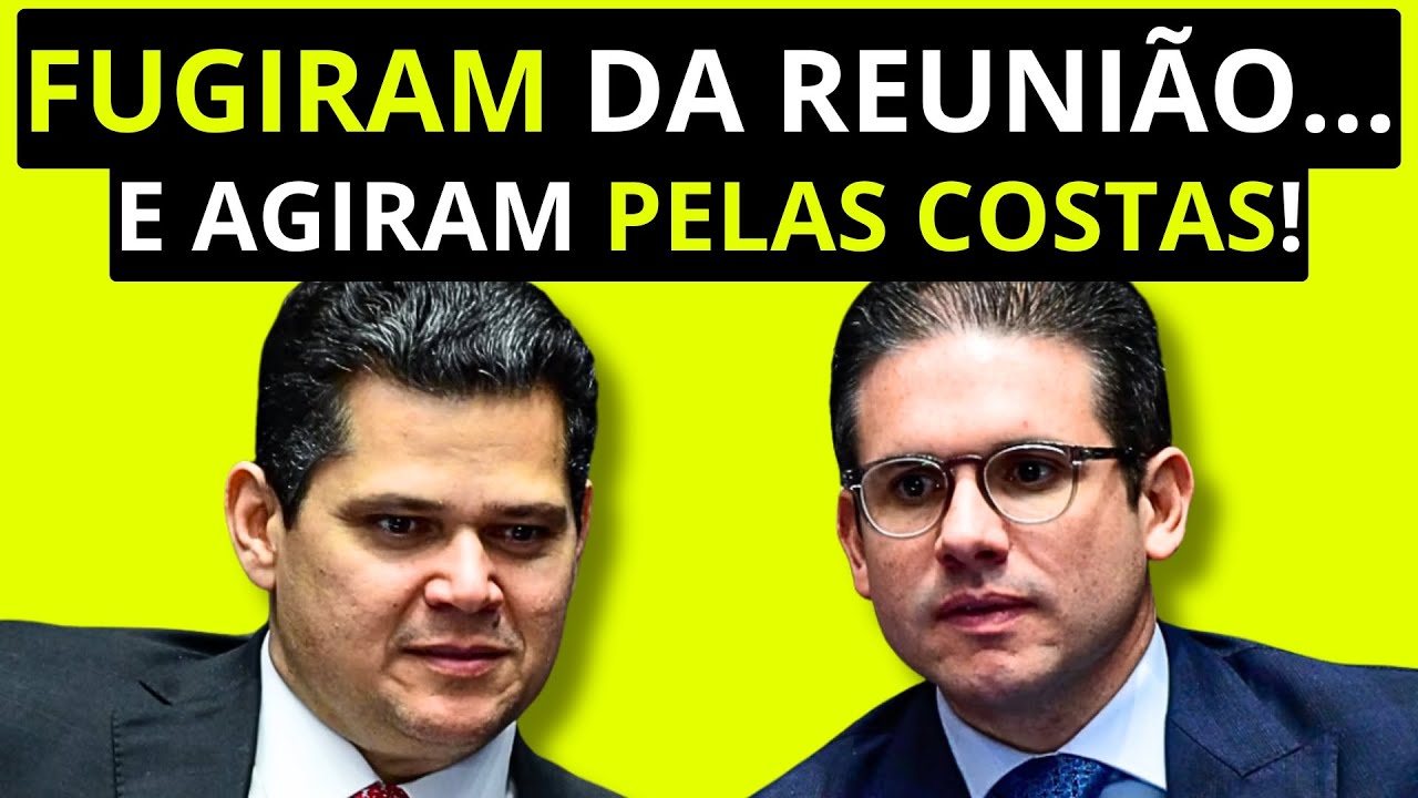 Hugo Motta e Davi Alcolumbre FOGEM de Dino e SABOTAM Lula com IOF –Atitude Covarde?