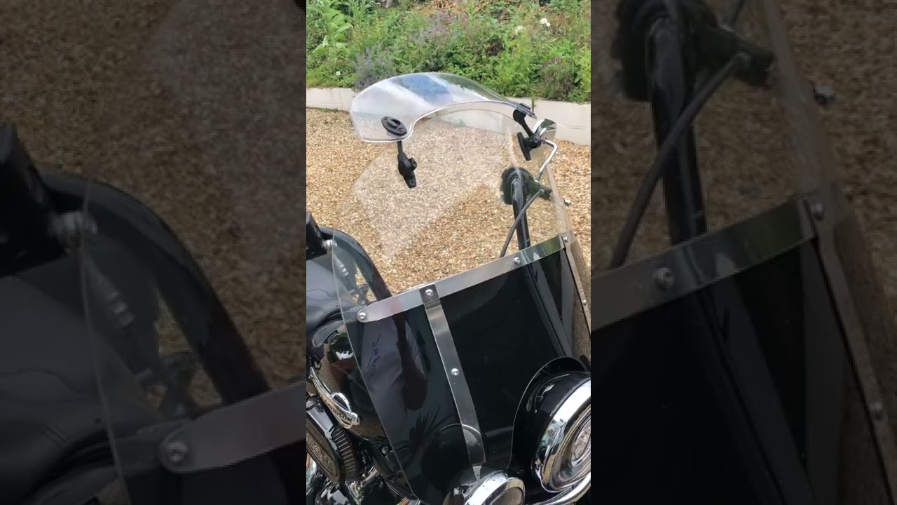 Harley Davidson Heritage Wind Buffeting - solution