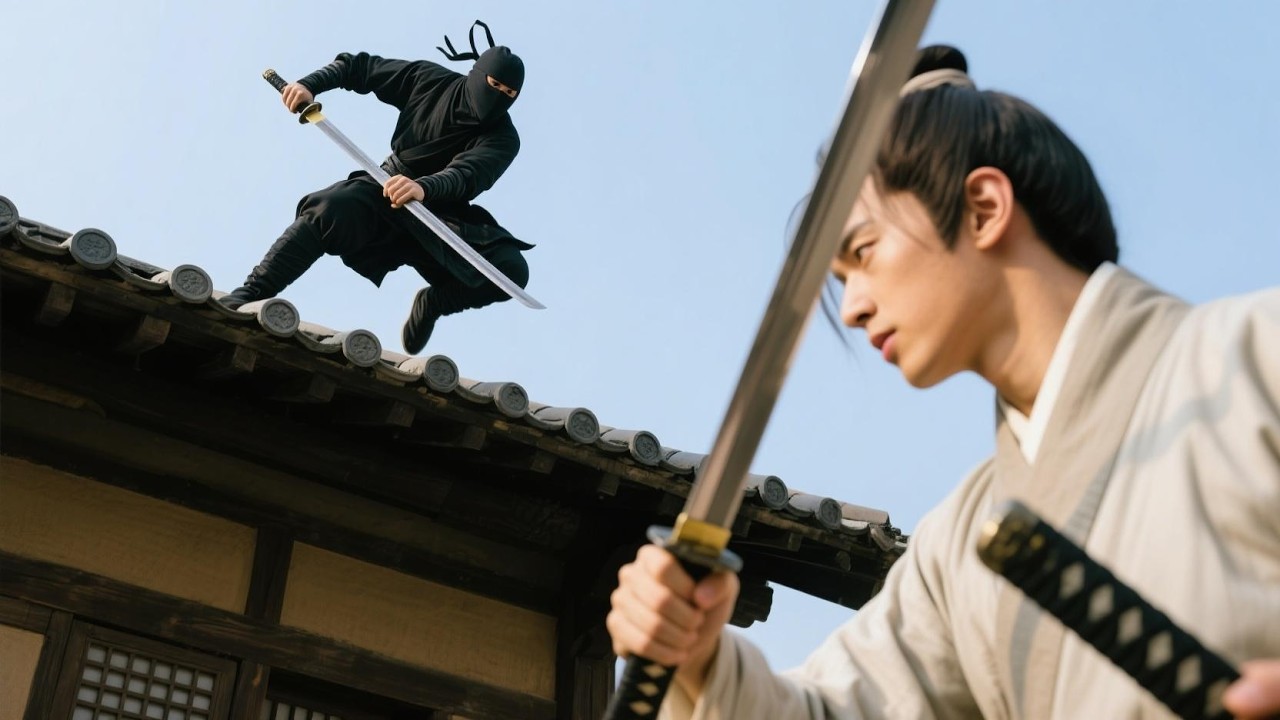 功夫電影！黑衣殺手暗殺小夥，卻被他一招反殺！ LSSP#kungfu #movie