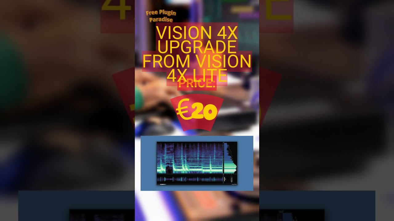 Plugin VISION 4X Lite Spectral Analysis by Excite Audio #shorts #music #production