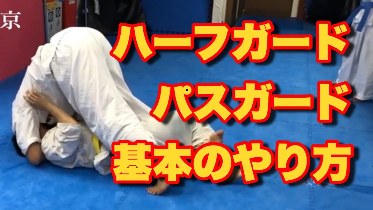 【いまさら聞けない寝技の基本#1】ハーフガードからの3つのやり方 総合格闘技空手道禅道会 小金井道場