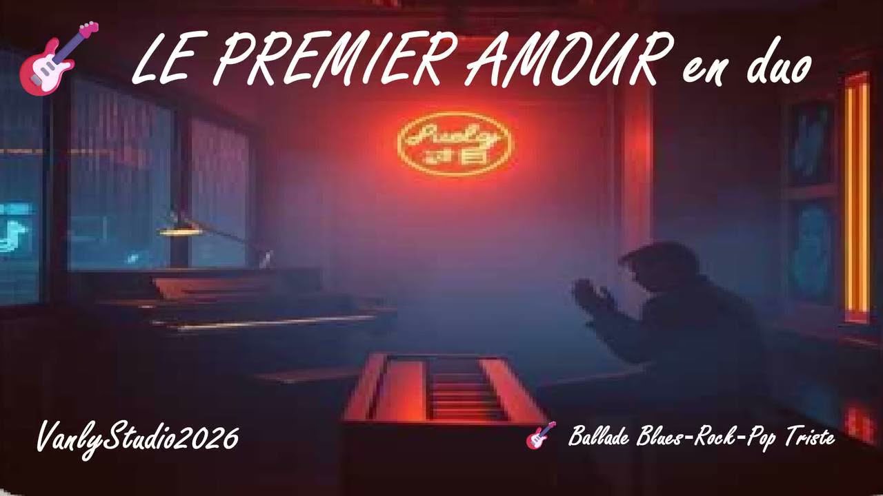 LE PREMIER AMOUR en duo 🎸 Ballade Blues‑Rock‑Pop Triste