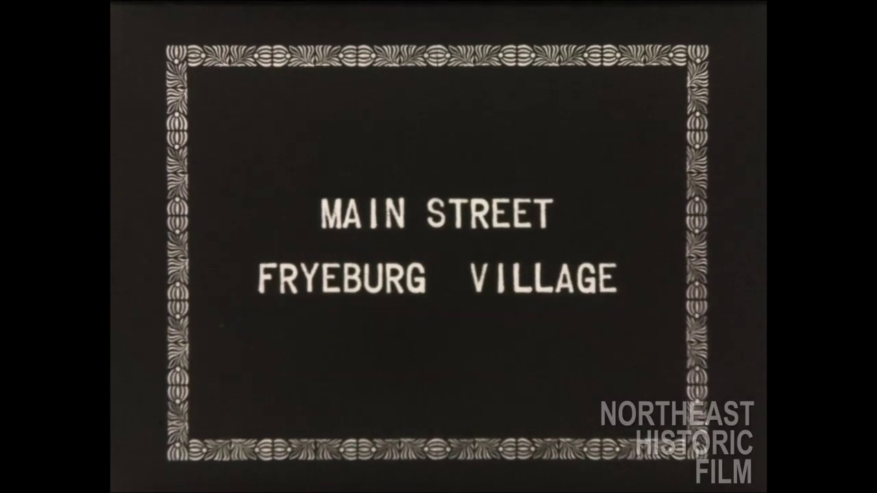 Fryeburg, Maine Sesquicentennial Parade 1927