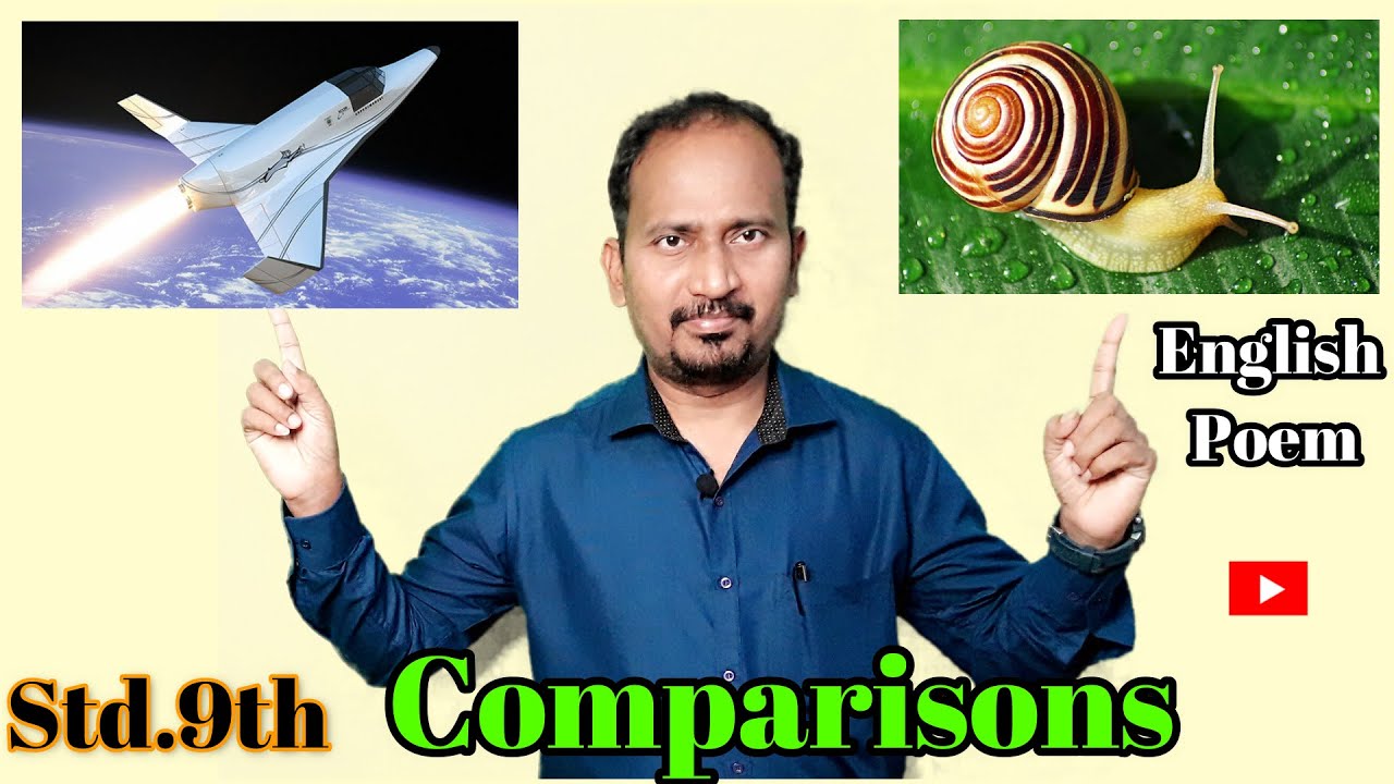 मराठी स्पष्टीकरण :Comparison (English Poem)Std 9th( L. L.) #EnglishForLearners