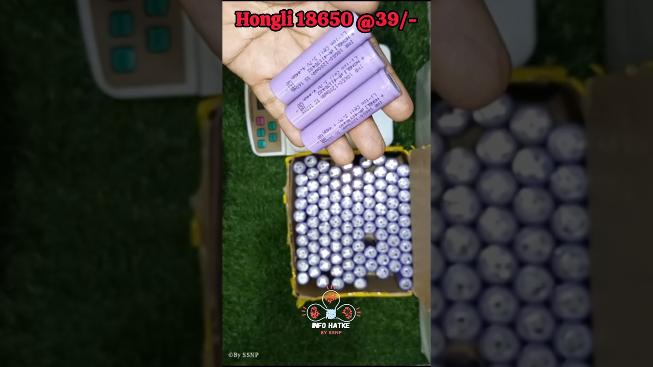 Hongli 18650 1200mAh Lithiumion Cell only @39/-