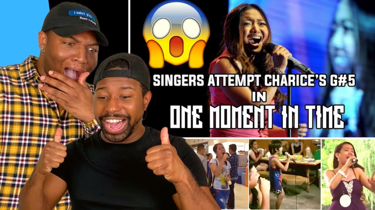 Filipino Singers Attempt G#5 of Charice’s One Moment In Time REACTION!