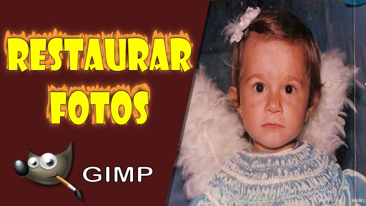 Como Restaurar Fotos no Gimp