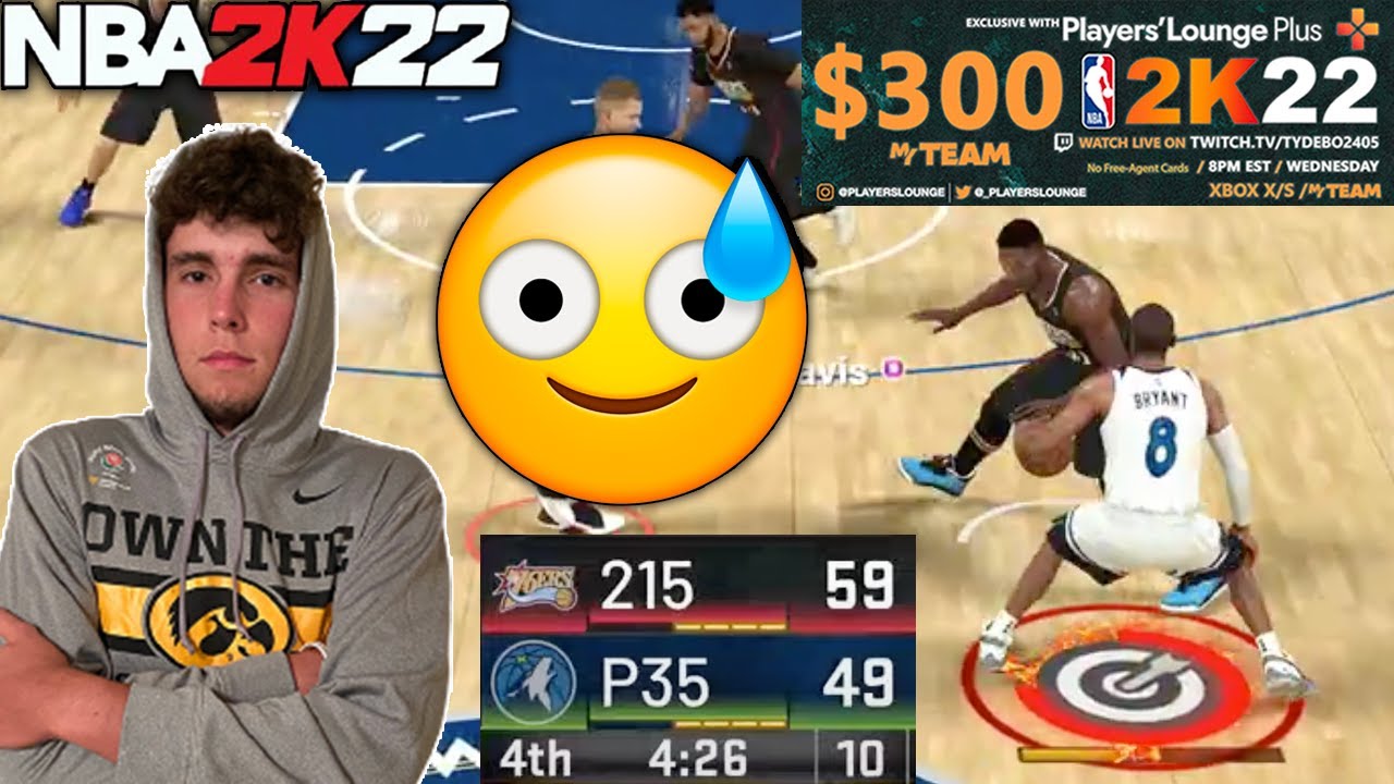 $300 TOURNAMENT GAME VS $250K QUALIFIER HYMZ! CAN I OVERCOME A 4TH QUARTER DEFICIT? NBA 2K22 MyTEAM