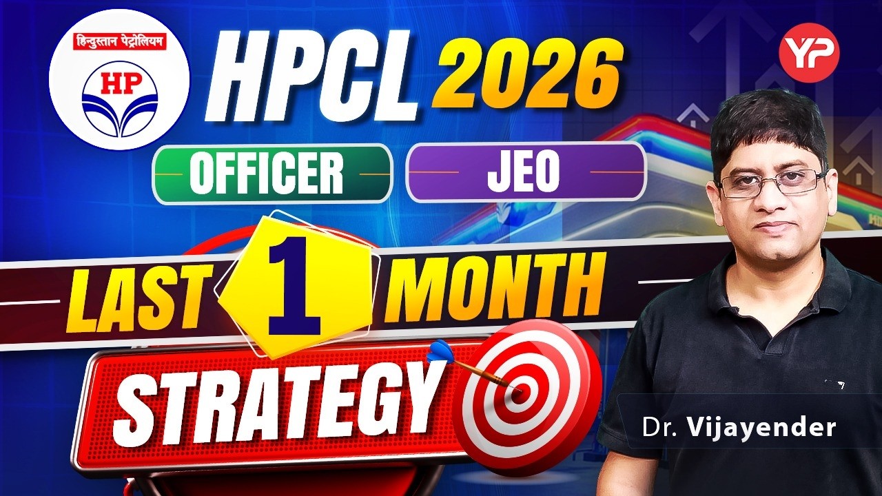 Last 1 Month strategy for HPCL Officer & JEO to crack CBT 2026