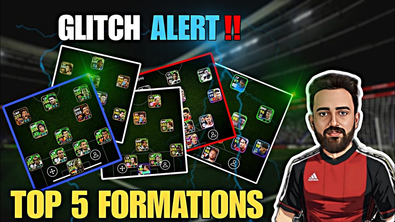 TRY THIS!!🔥 TOP 5 FORMATIONS IN EFOOTBALL 2025 🤯🔥 BEST FORMATION FOR ALL PLAYING STYLES⚔️🔥